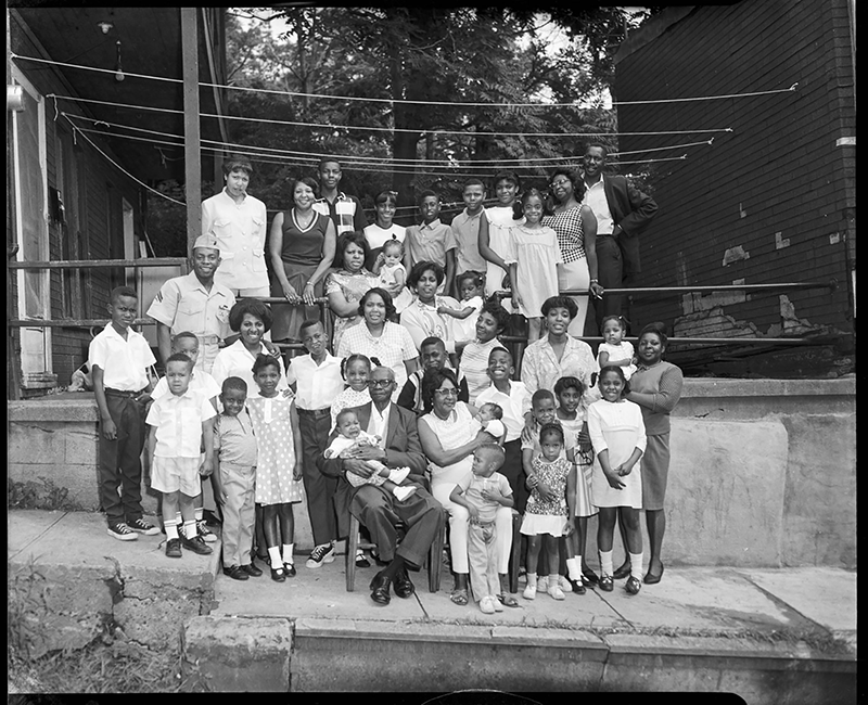 Group portrait of a Pittsburgh, Penn. family, 1967