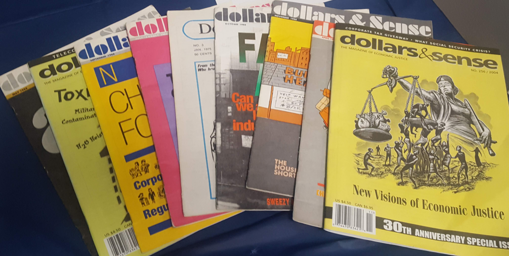 Back issues on display