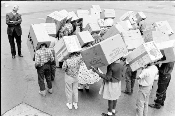 Boxes on Heads
