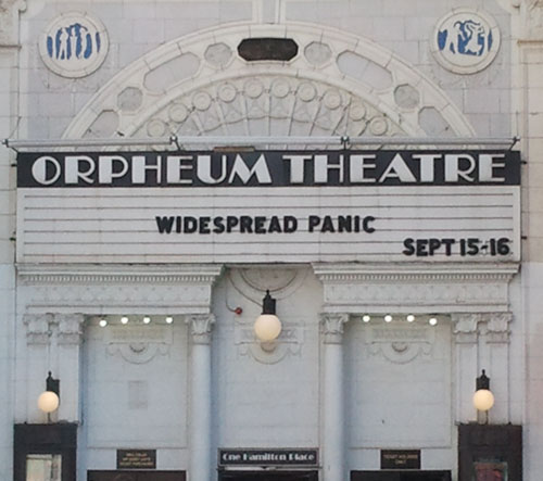 Widespread Panic, behind the Dollars & Sense office