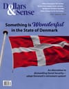 Cover of July/August 2025 issue showing a Danish flag against a blue sky with feature title.