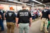 Immigration and Customs Enforcement worksite enforcement operation in Canton, Miss., July 8, 2019. Credit: Public Domain, via Defense Visual Information Distribution Service (divishub.net).