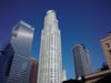Citibank Center and US Bank Tower in downtown Los Angeles, August 26, 2012. Credit: Selvingarcia, via Wikimedia Commons, CC BY-SA 3.0 license. 